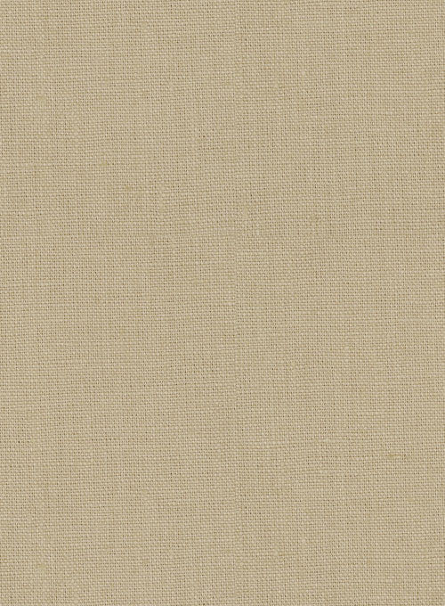 Solbiati Beige Linen Pants - StudioSuits