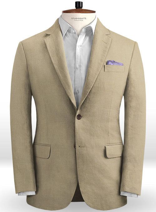 Solbiati Beige Linen Suit - StudioSuits