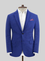 Solbiati Cobalt Blue Linen Jacket - StudioSuits