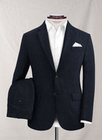 Solbiati Dark Blue Linen Suit - StudioSuits