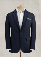 Solbiati Deep Blue Seersucker Jacket - StudioSuits