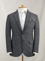 Solbiati Gray Blue Seersucker Jacket - StudioSuits