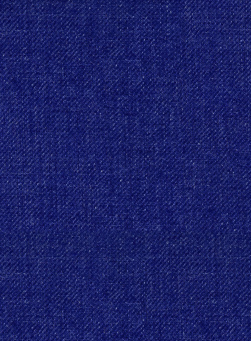 Solbiati Ink Blue Linen Jacket - StudioSuits