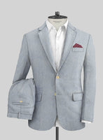 Solbiati Blue Seersucker Suit - StudioSuits