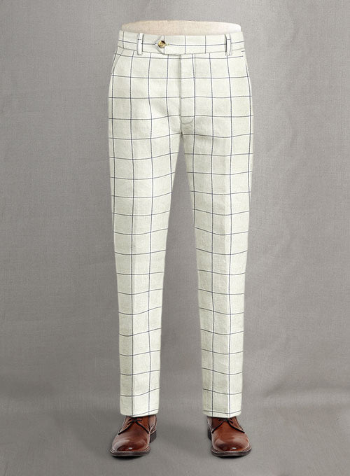 Solbiati Linen Ray Pants - StudioSuits