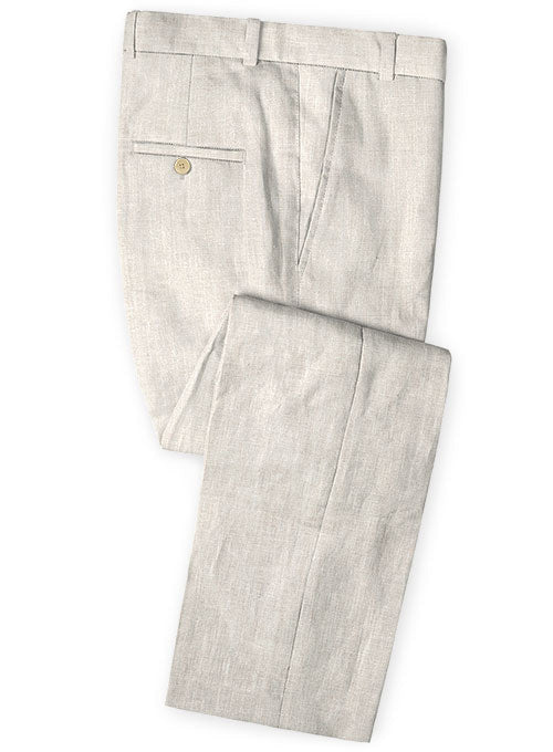 Solbiati Linen Wool Silk Classo Pants - StudioSuits