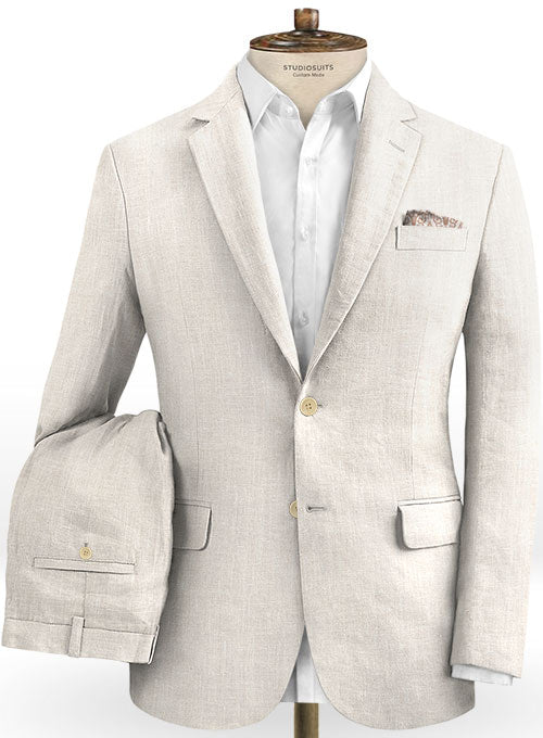 Solbiati Linen Wool Silk Classo Suit - StudioSuits