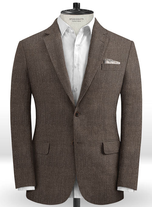 Solbiati Linen Wool Silk Inardo Jacket - StudioSuits