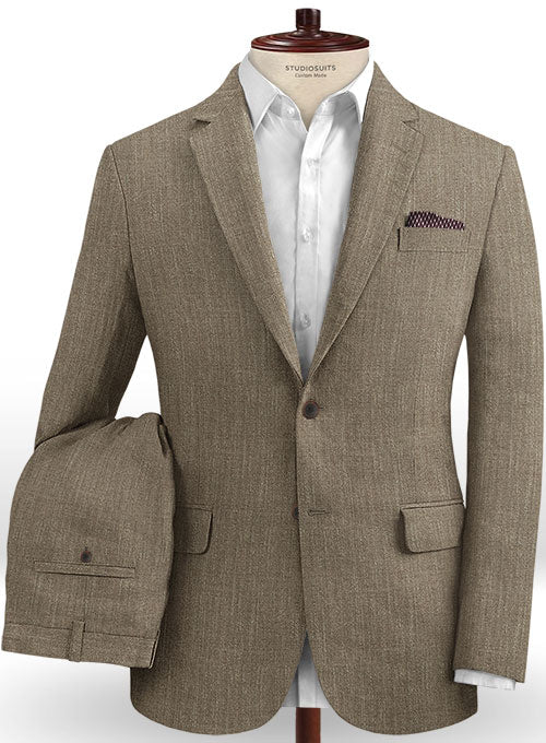 Solbiati Linen Wool Silk Osso Suit - StudioSuits