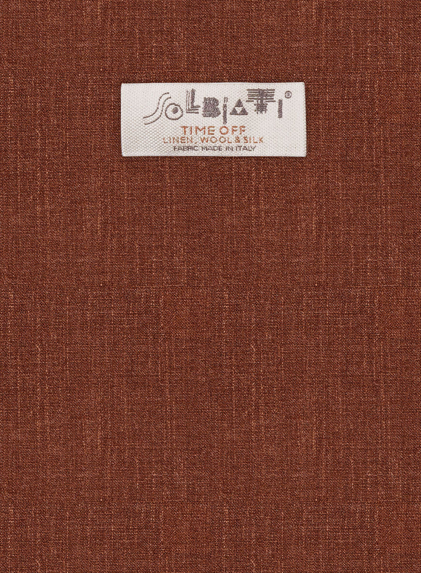 Solbiati Linen Wool Silk Vinta Jacket - StudioSuits