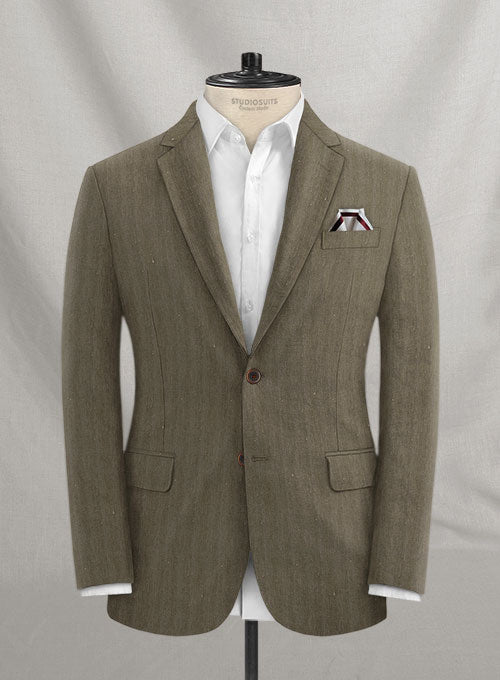 Solbiati Linen Wool Erardo Jacket - StudioSuits