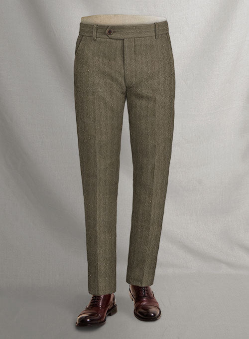 Solbiati Linen Wool Erardo Pants - StudioSuits