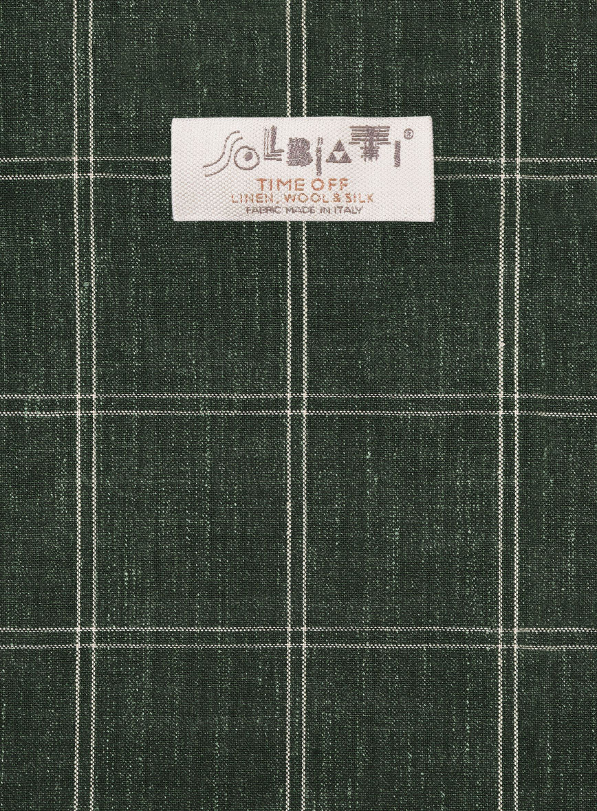 Solbiati Linen Wool Silk Leggi Jacket - StudioSuits