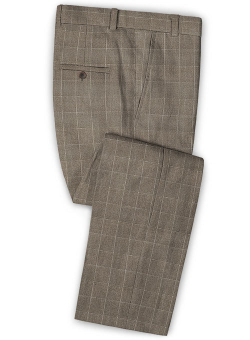 Solbiati Linen Wool Silk Oddo Pants - StudioSuits