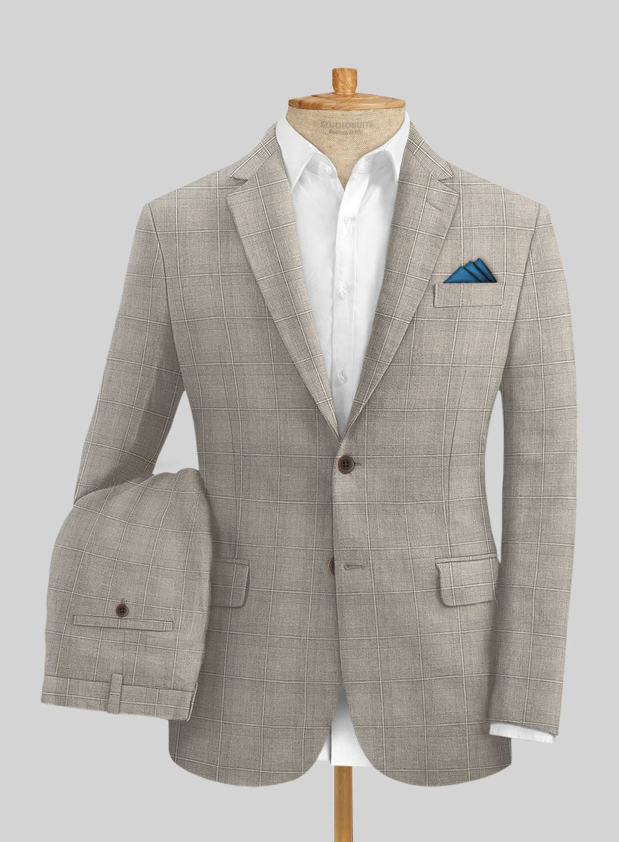 Solbiati Linen Wool Silk Tapulo Suit - StudioSuits