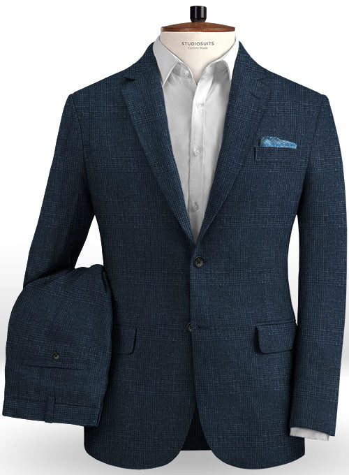 Solbiati Navy Prince Linen Suit - StudioSuits