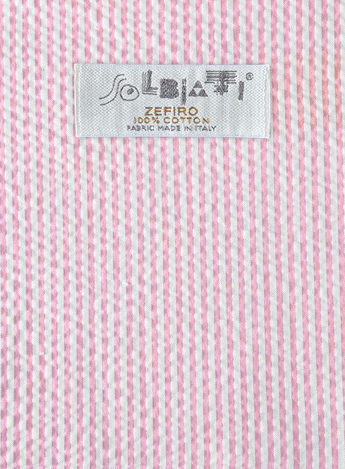 Solbiati Pink Seersucker Pants – StudioSuits