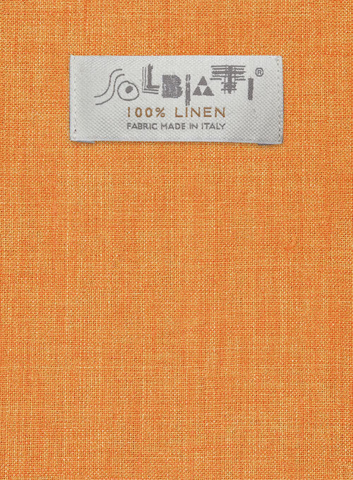 Solbiati Orange Linen Shirt