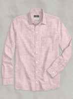 Solbiati Slate Pink Linen Shirt - StudioSuits
