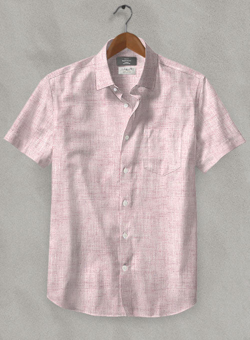 Solbiati Slate Pink Linen Shirt