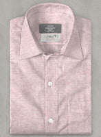 Solbiati Slate Pink Linen Shirt - StudioSuits