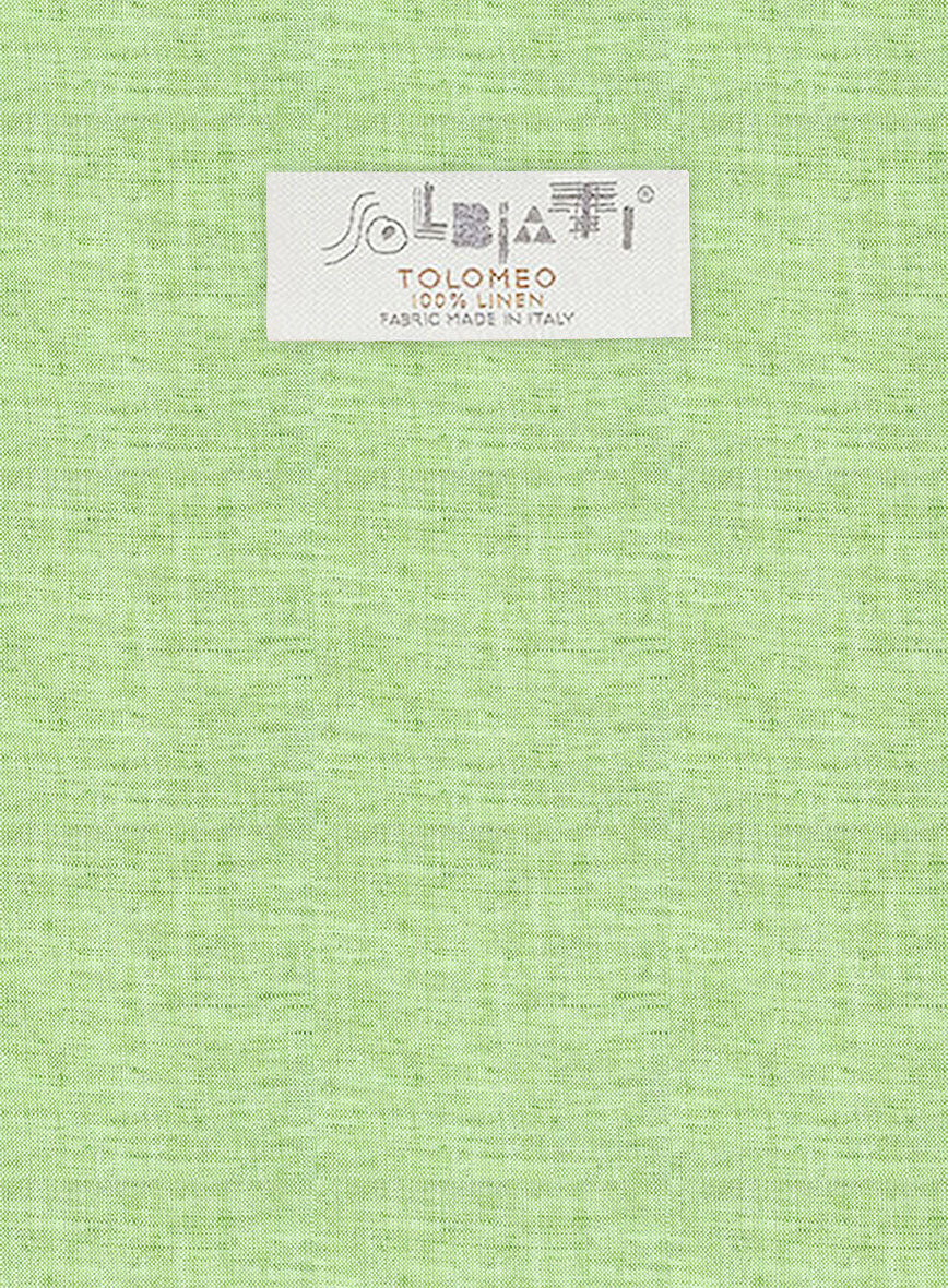 Solbiati Spring Green Linen Jacket - StudioSuits