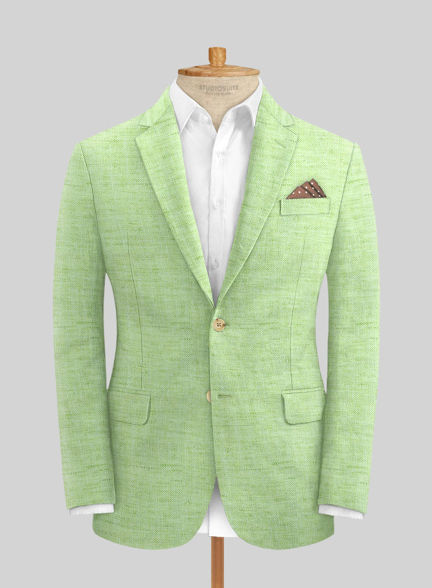 Solbiati Spring Green Linen Suit - StudioSuits