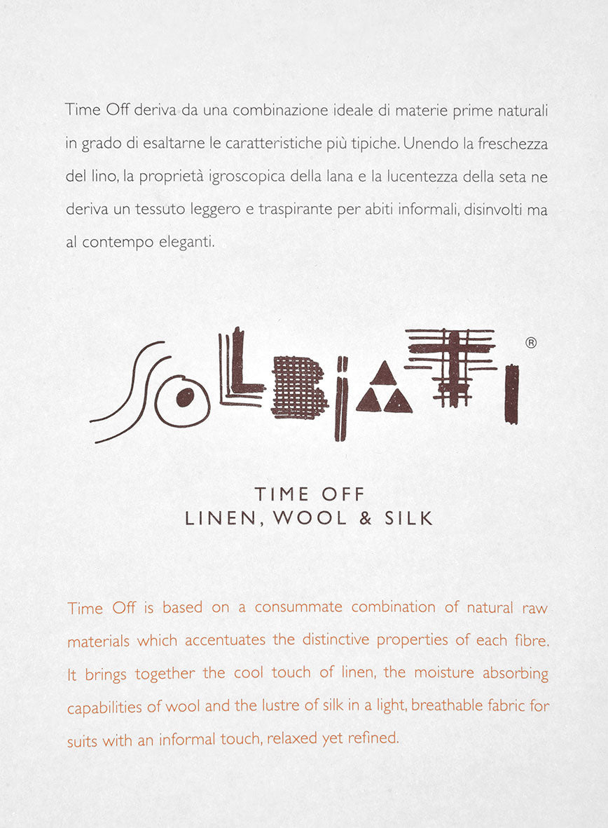 Solbiati Linen Wool Silk Balco Jacket - StudioSuits