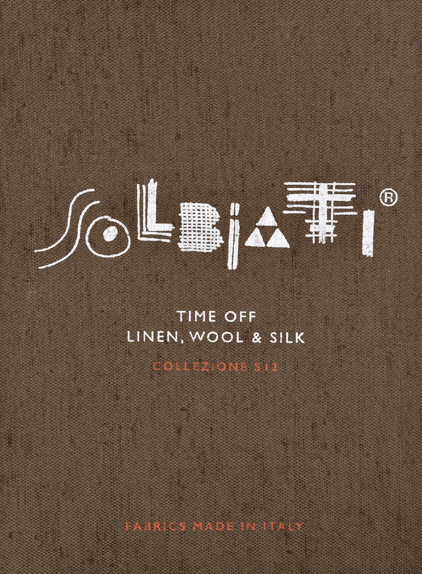 Solbiati Linen Wool Silk Leggi Suit - StudioSuits