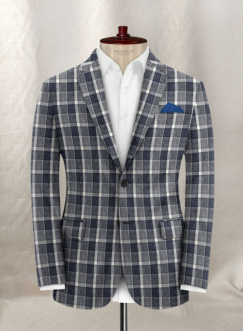 Solbiati Wool Linen Irison Jacket - StudioSuits