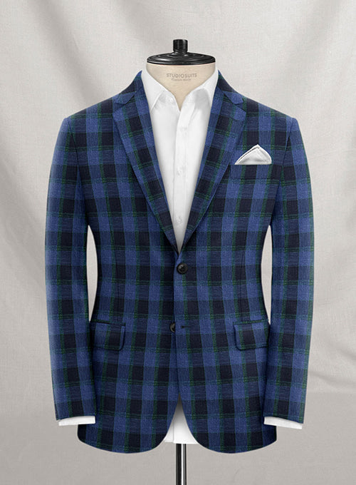 Solbiati Wool Linen Lujo Jacket - StudioSuits