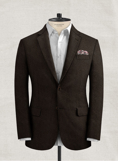 Solbiati Dark Brown Seersucker Suit – StudioSuits