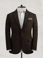 Solbiati Dark Brown Seersucker Suit - StudioSuits