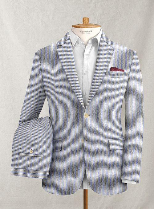 Solbiati Lianto Seersucker Suit - StudioSuits