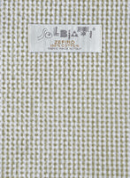 Solbiati Gingham Beige Seersucker Suit - StudioSuits