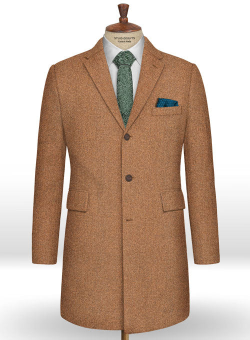 Spring Rust Tweed Overcoat - StudioSuits