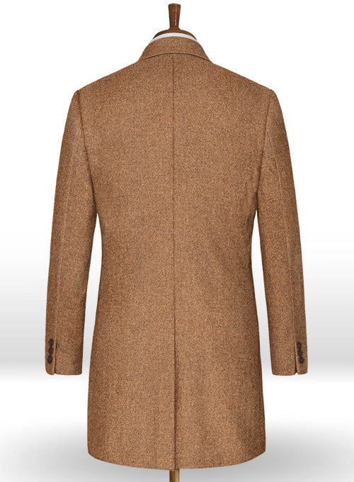 Spring Rust Tweed Overcoat - StudioSuits