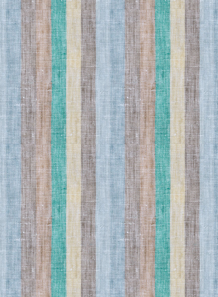 Stavan Stripe Linen Shirt - StudioSuits