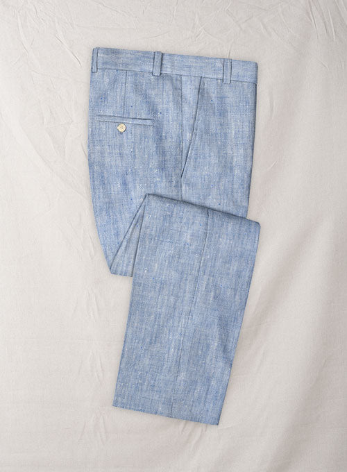 Stockford Blue Linen Suit - StudioSuits
