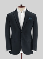 Stretch Summer Weight Navy Blue Chino Jacket - StudioSuits