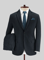 Stretch Summer Weight Navy Blue Chino Suit - StudioSuits