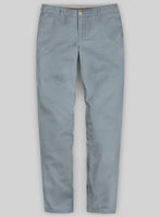 Washed Slate Blue Stretch Chino Pants - StudioSuits