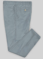 Washed Slate Blue Stretch Chino Pants - StudioSuits