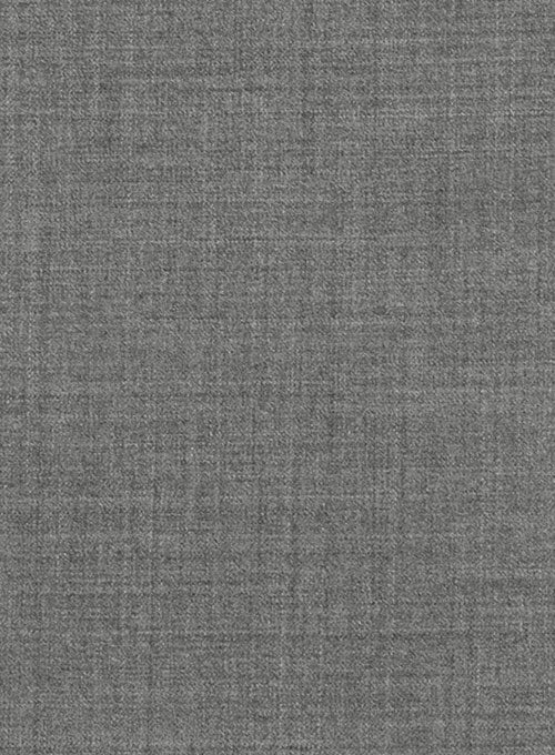 Stretch Gray Wool Suit - StudioSuits