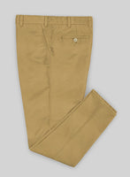 Washed Khaki Stretch Chino Pants - StudioSuits