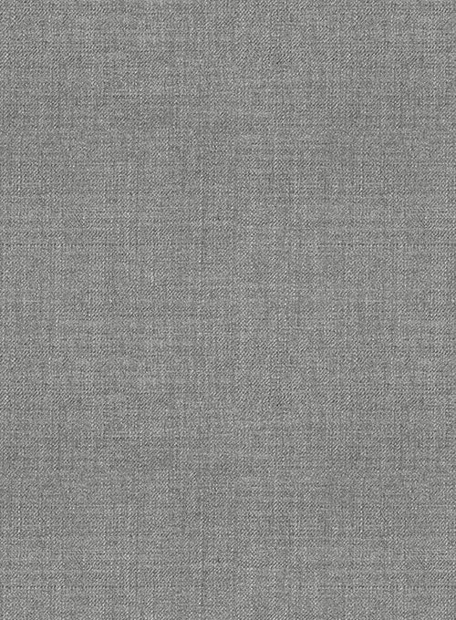 Stretch Mid Gray Wool Suit - StudioSuits
