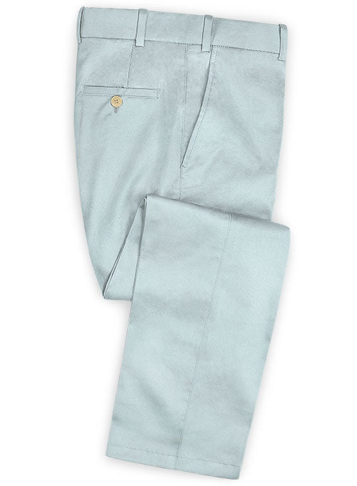 Stretch Summer Weight Spring Blue Chino Pants - StudioSuits