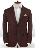 Stretch Wine Wool Suit - StudioSuits