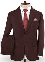 Stretch Wine Wool Suit - StudioSuits