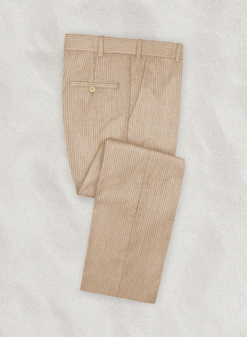 Stripe Mauve Brown Wool Linen Suit - StudioSuits